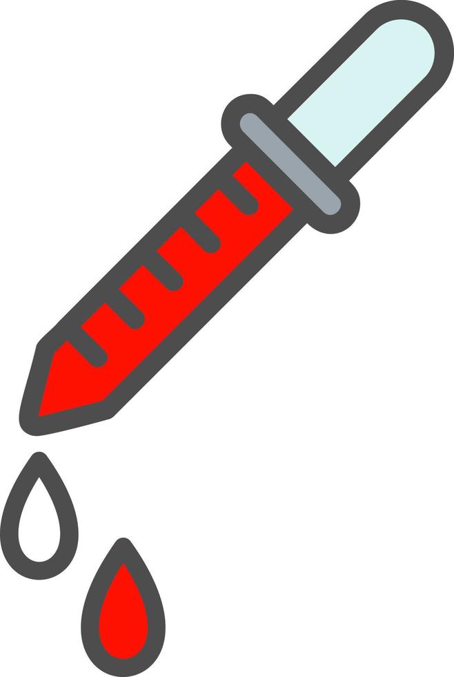 Medicine Dropper Vector Icon Design