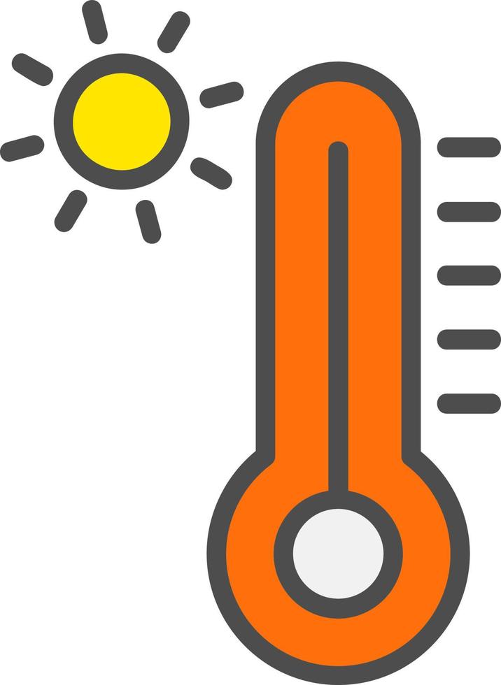 Thermometer Vector Icon Design