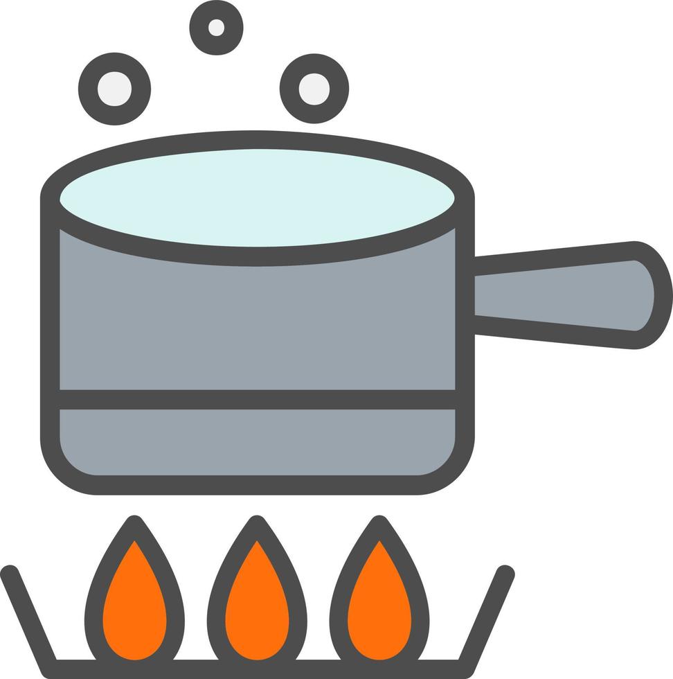 Boiling Vector Icon Design