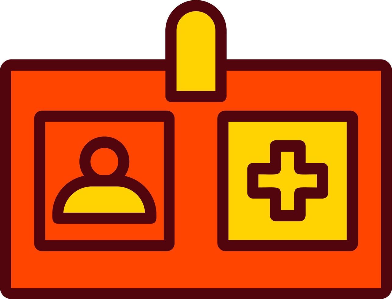 Identification Card Vector Icon Design