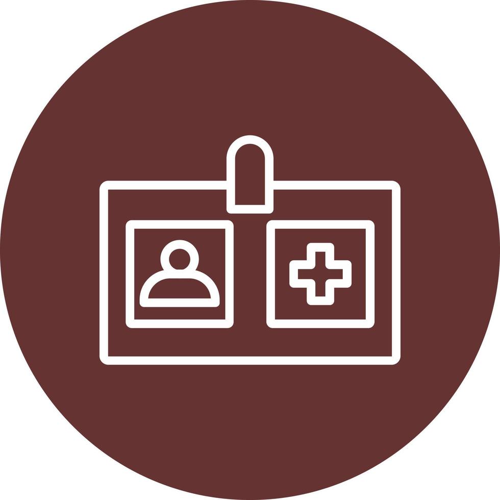 Identification Card Vector Icon Design