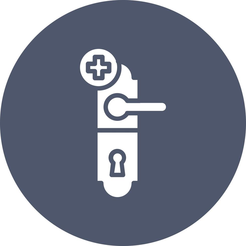 diseño de icono de vector de manija de puerta