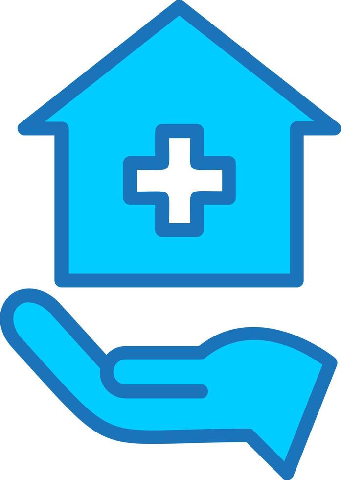 Stay At Home Vector Icon Design