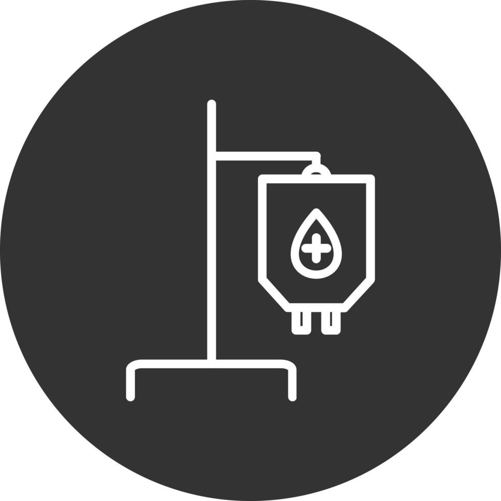 Blood Bag Vector Icon Design