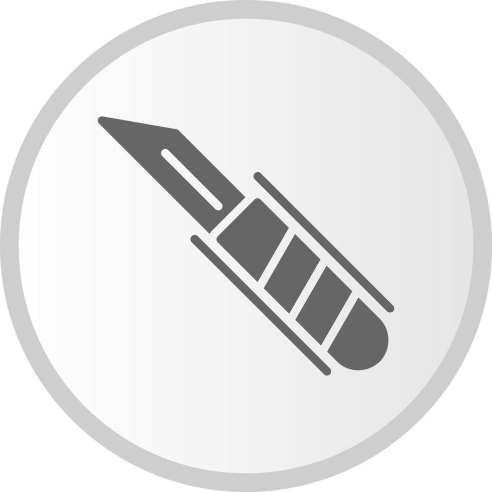 diseño de icono de vector de cuchillo quirúrgico