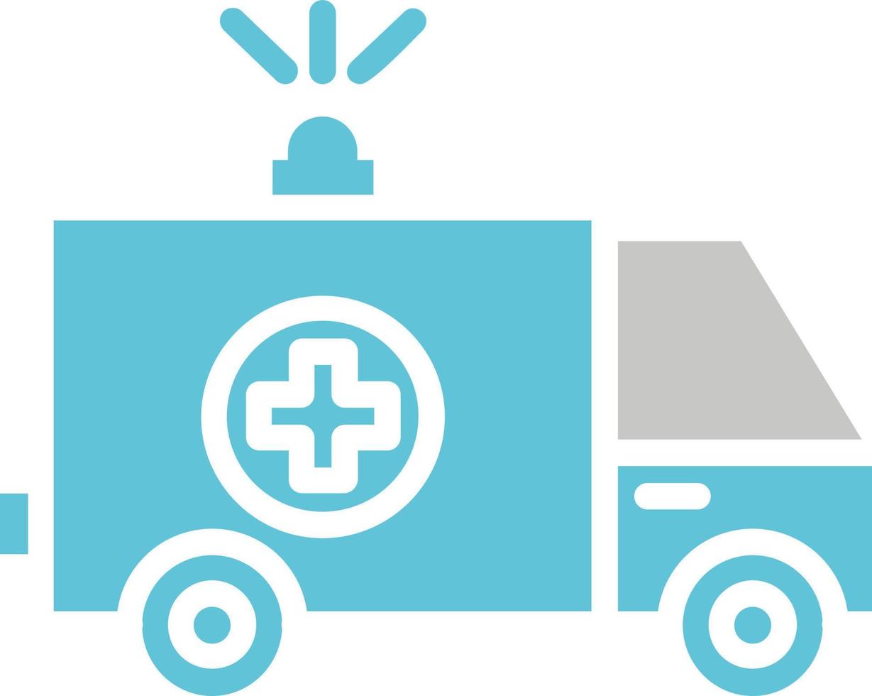 Ambulance Vector Icon Design