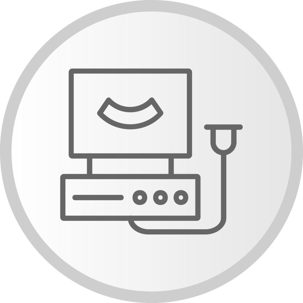 Ultrasound Machine  Vector Icon Design