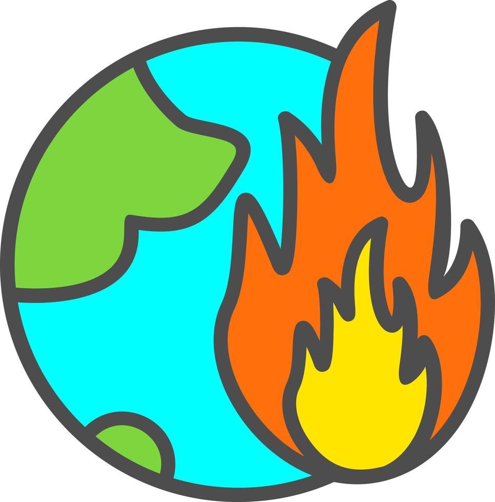 Climate Change Vector Icon Design