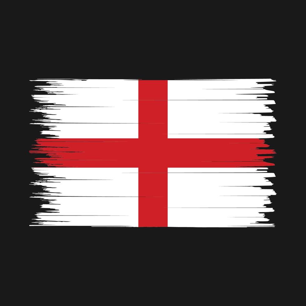 England Flag Brush vector