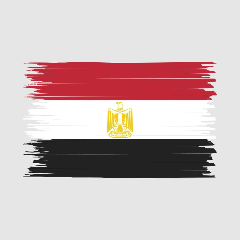 Egypt Flag Brush vector