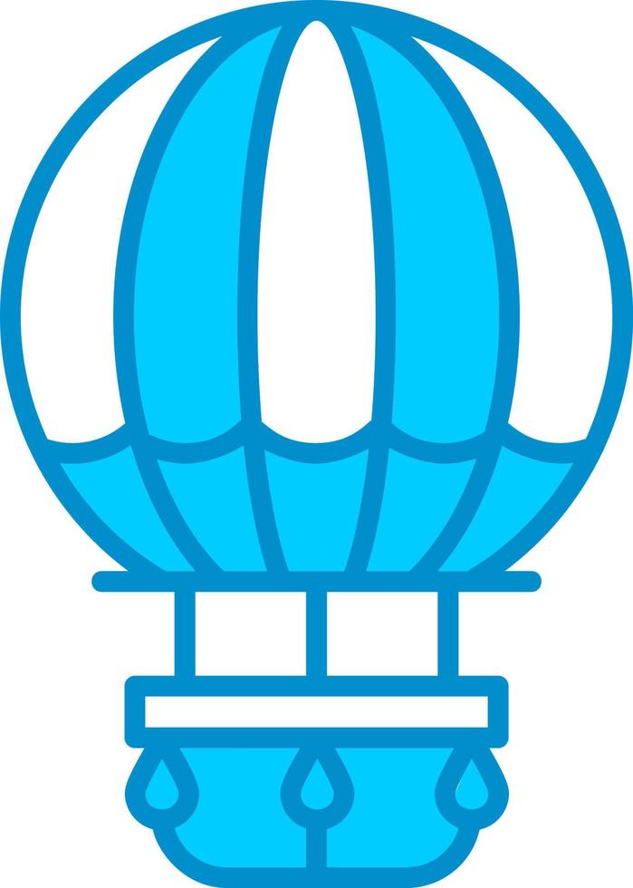 Hot Air Balloon Creative Icon Design vector