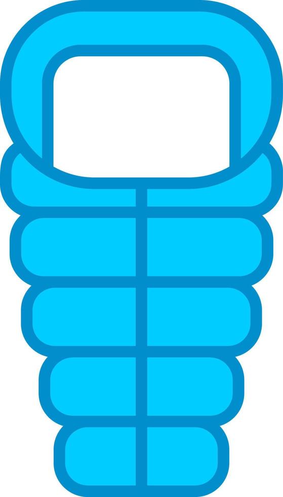 Sleeping Bag Creative Icon Design vector