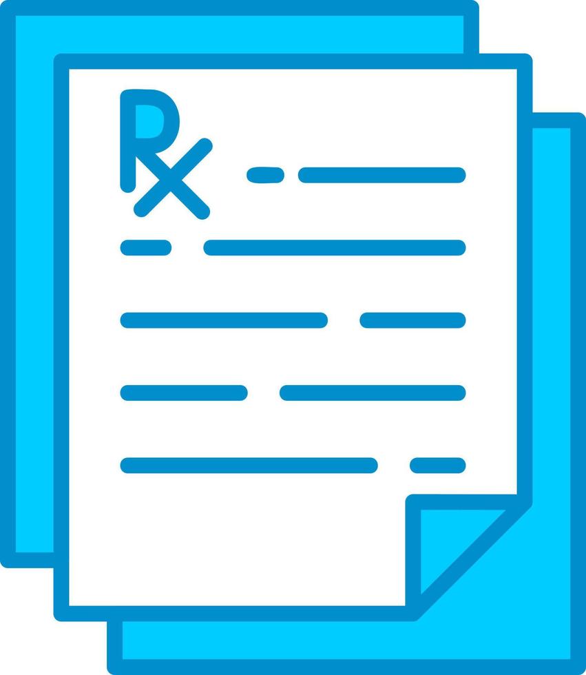 Prescription Creative Icon Design vector