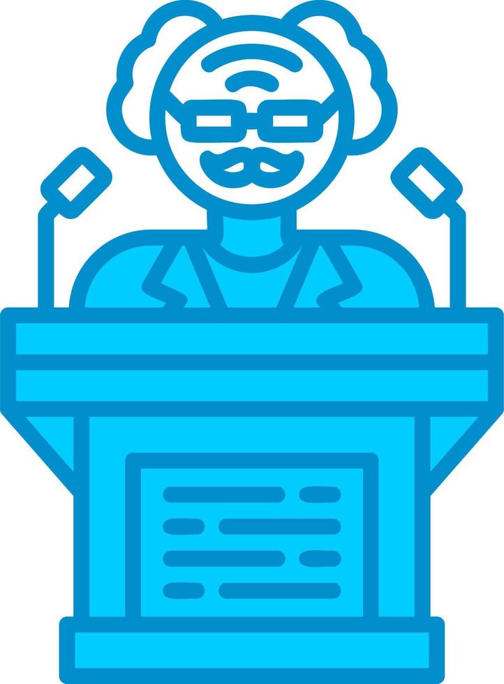 Politician Creative Icon Design vector