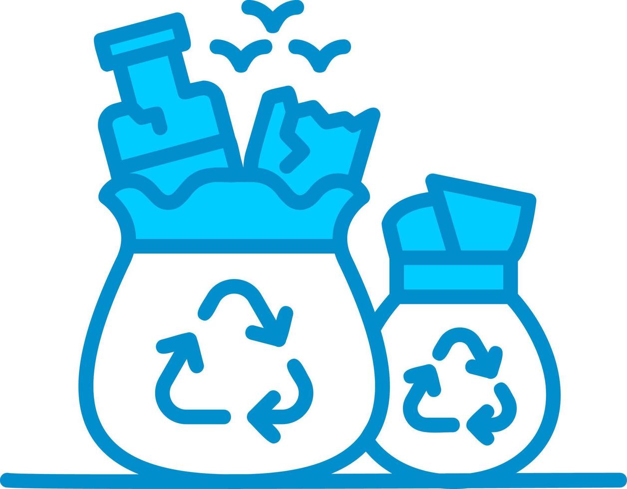 Garbage Creative Icon Design vector