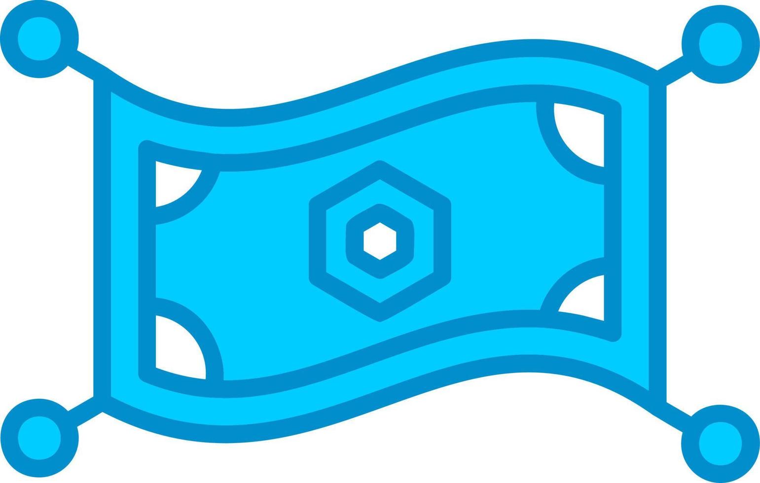 Magic Carpet Creative Icon Design vector