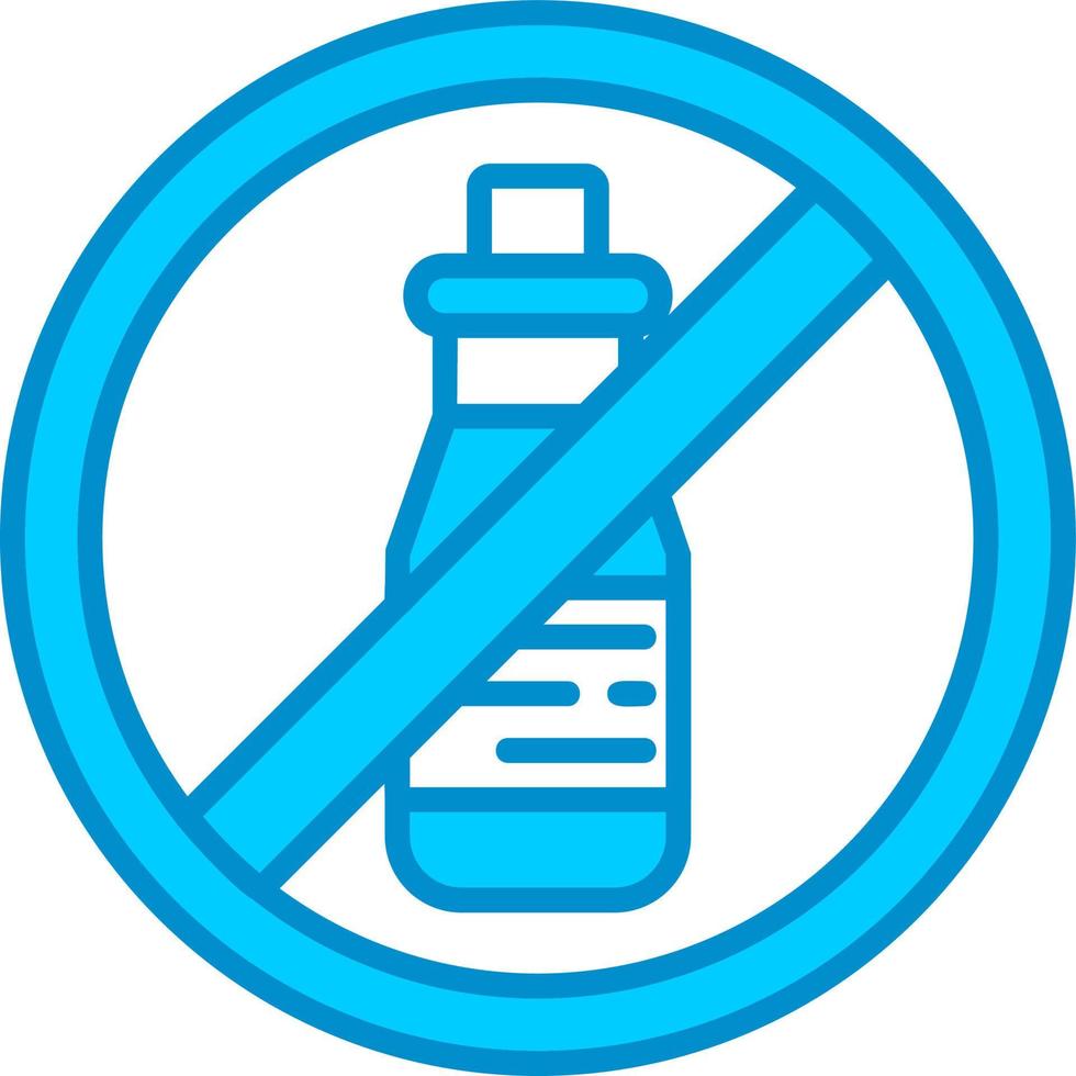 No Alcohol Creative Icon Design vector