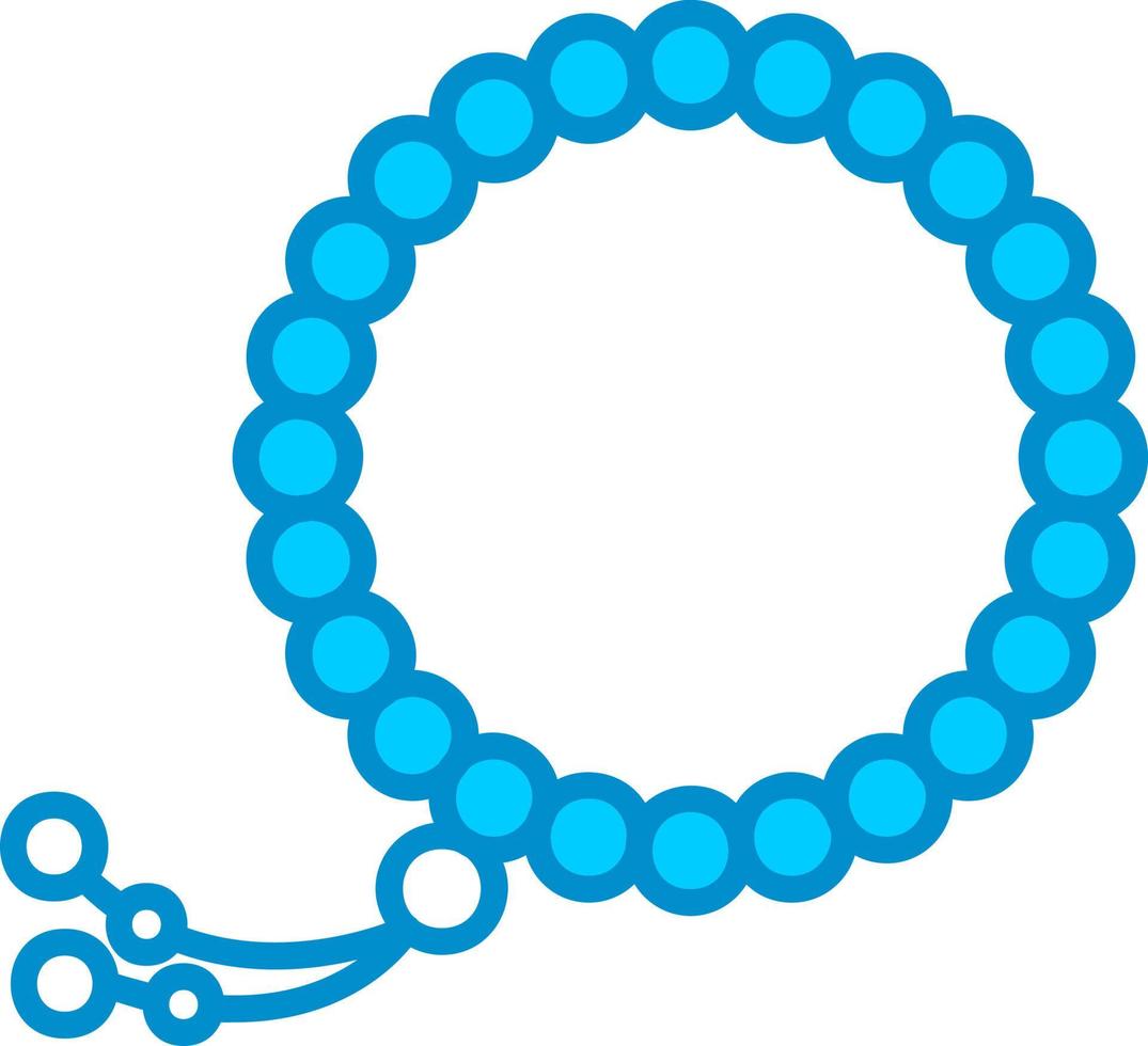 Rosary Creative Icon Design vector