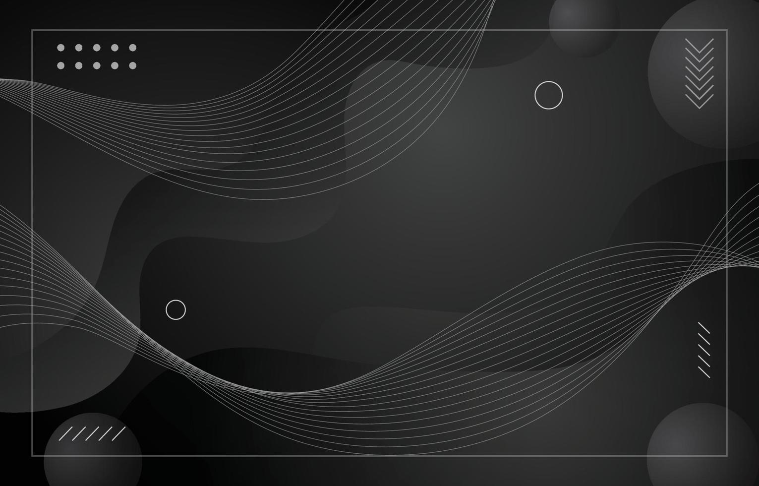 Abstract Gradient Black Color Background vector