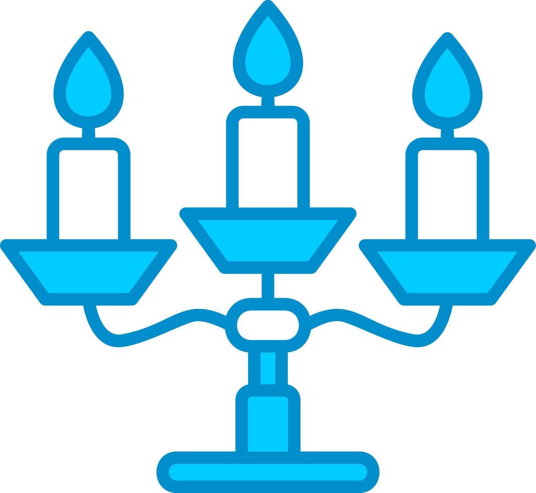 diseño de icono creativo de candelabros vector