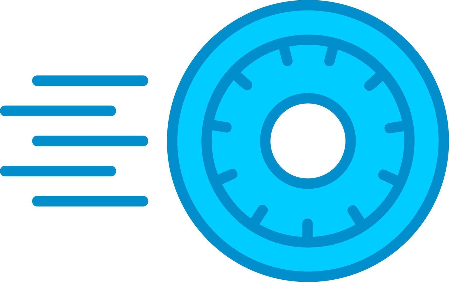 Frisbee Creative Icon Design vector
