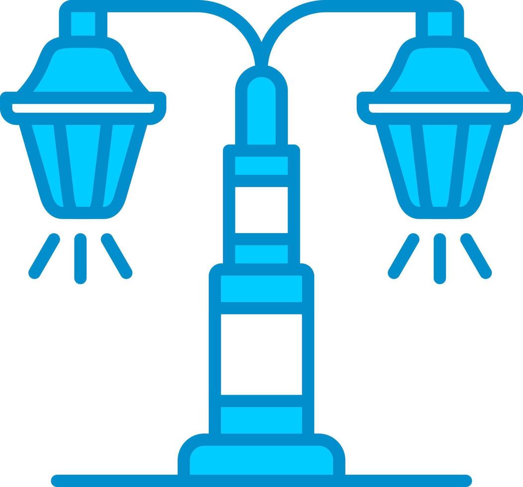 Street Lamp Creative Icon Design vector