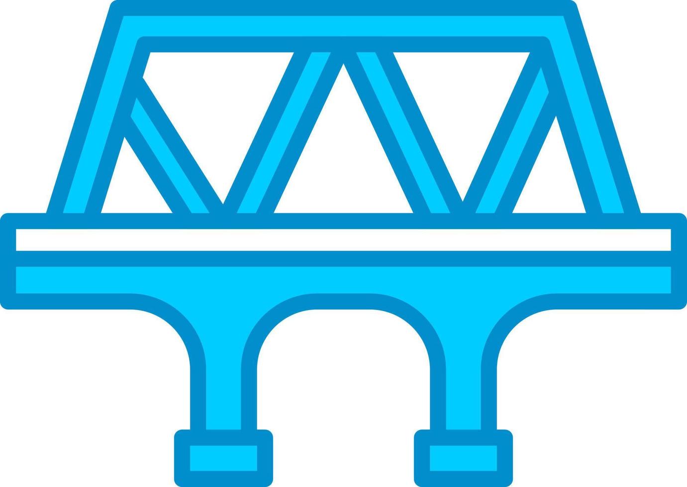 diseño de icono creativo de puente vector