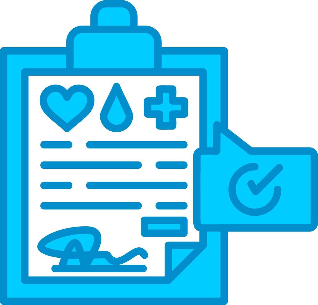 Medical Record Creative Icon Design vector