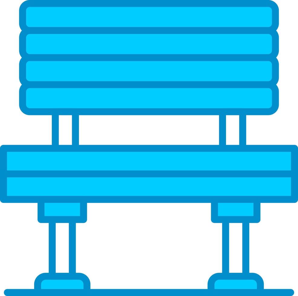 Bench Creative Icon Design vector