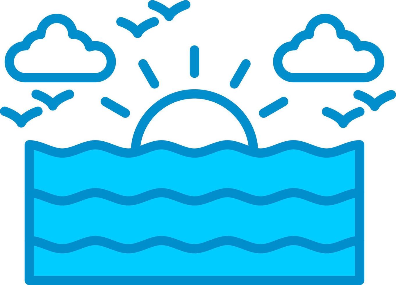 Sea Creative Icon Design vector