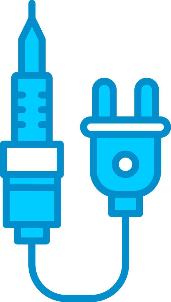 Soldering Iron Creative Icon Design vector