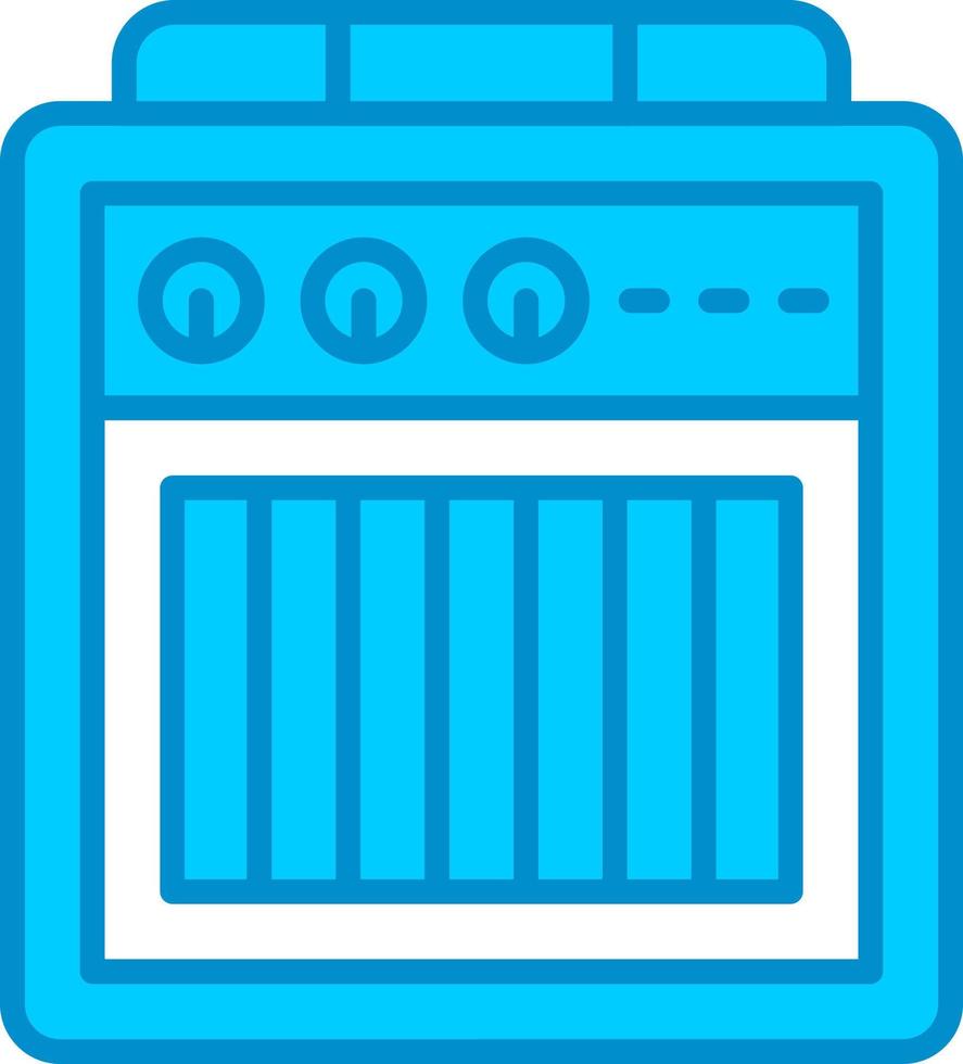 Amplifier Box Creative Icon Design vector