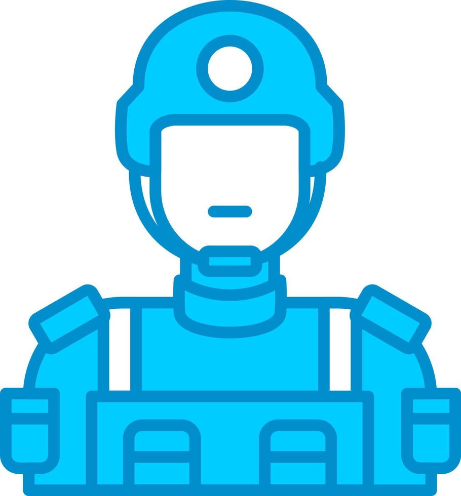 Soldier Creative Icon Design vector