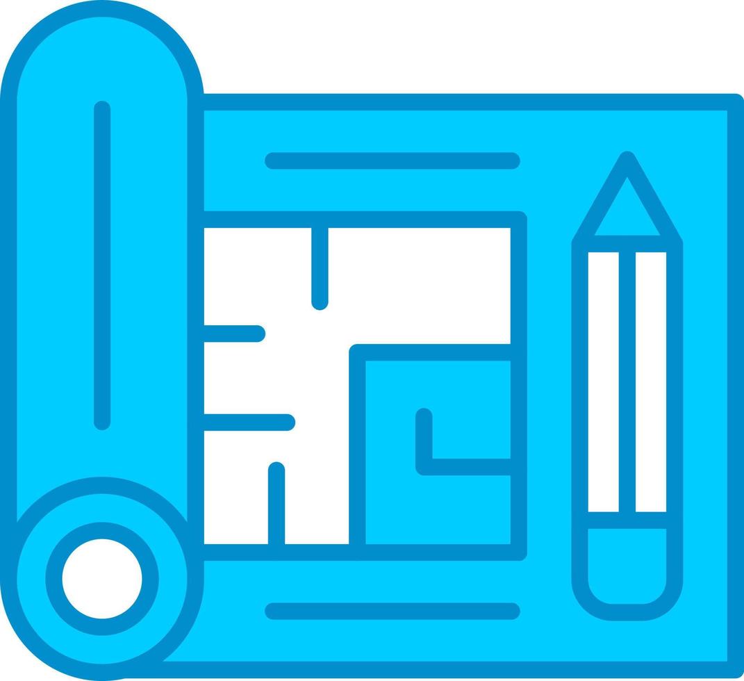 Floor Plan Creative Icon Design vector