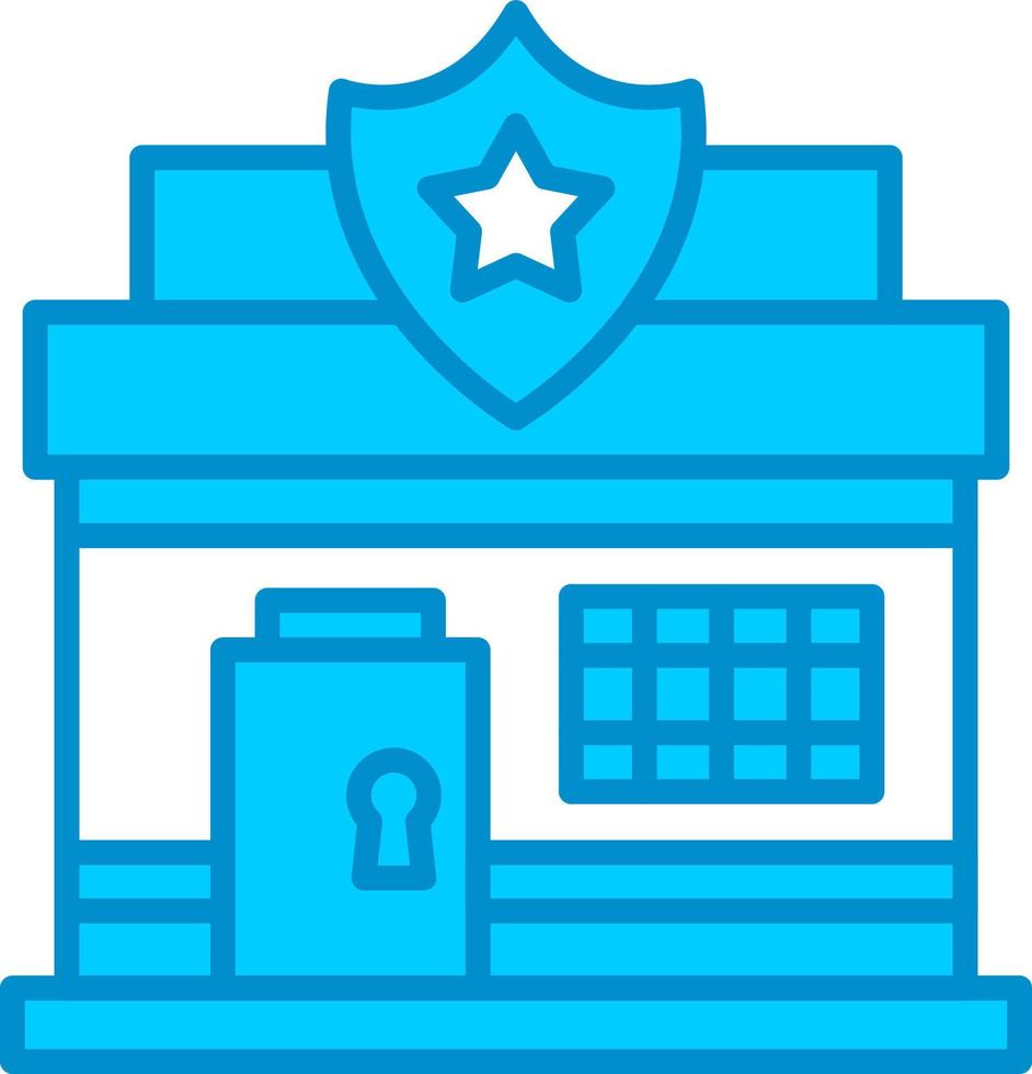 Police Station Creative Icon Design vector