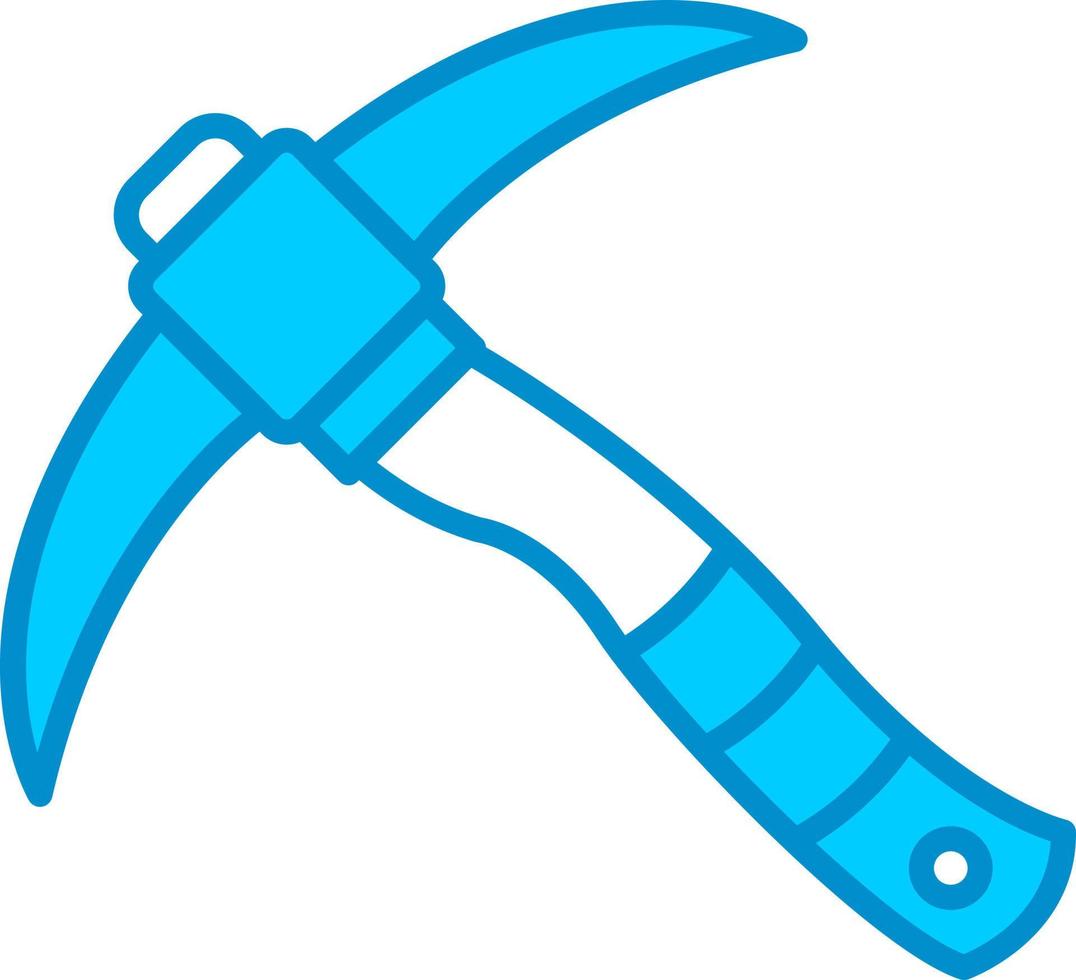 Pickaxe Creative Icon Design vector
