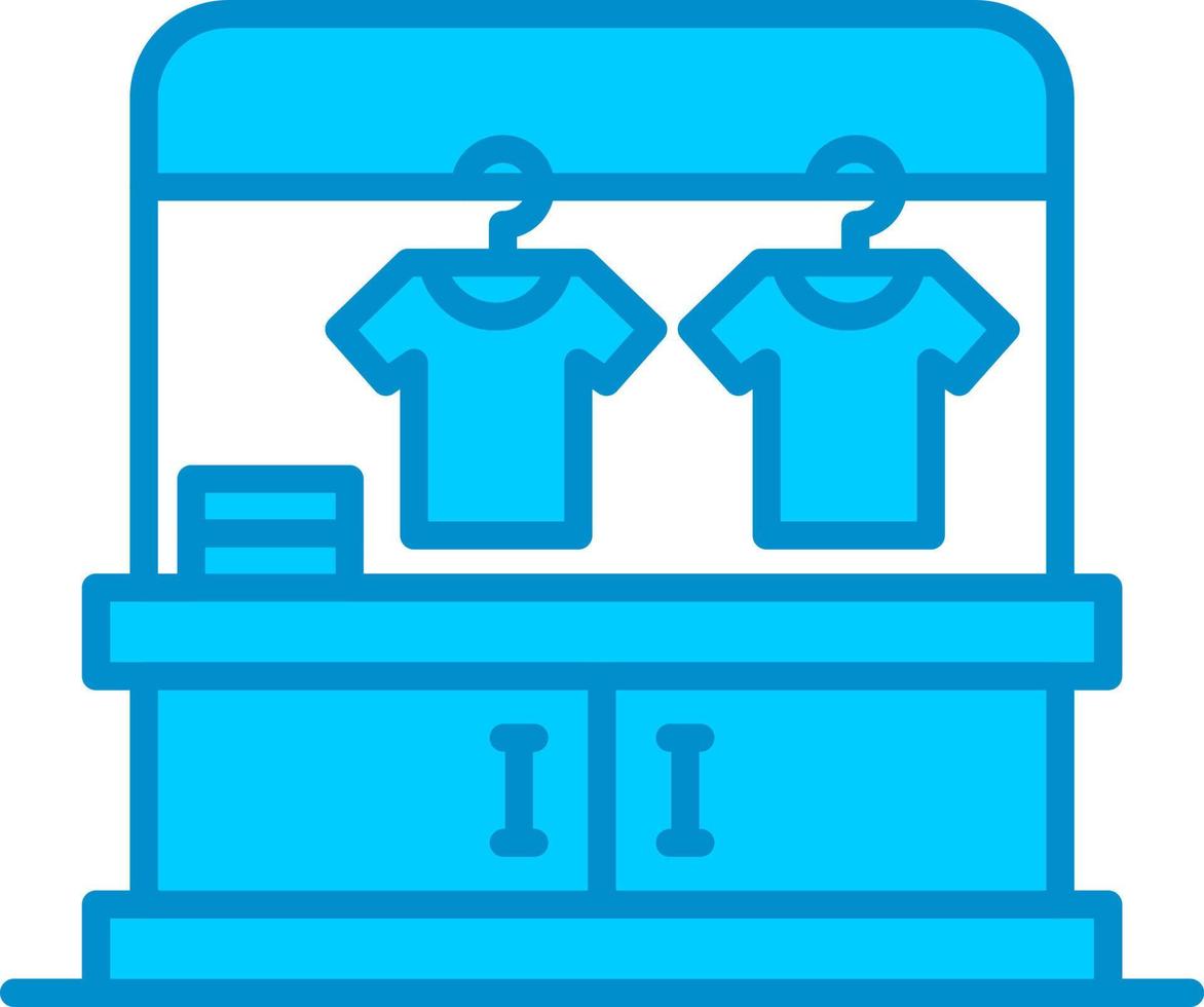 Clothes Rack Creative Icon Design vector