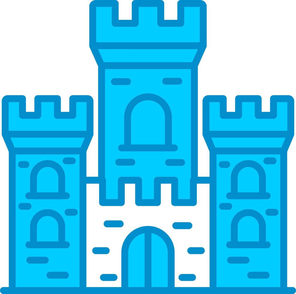 diseño de icono creativo de castillo vector