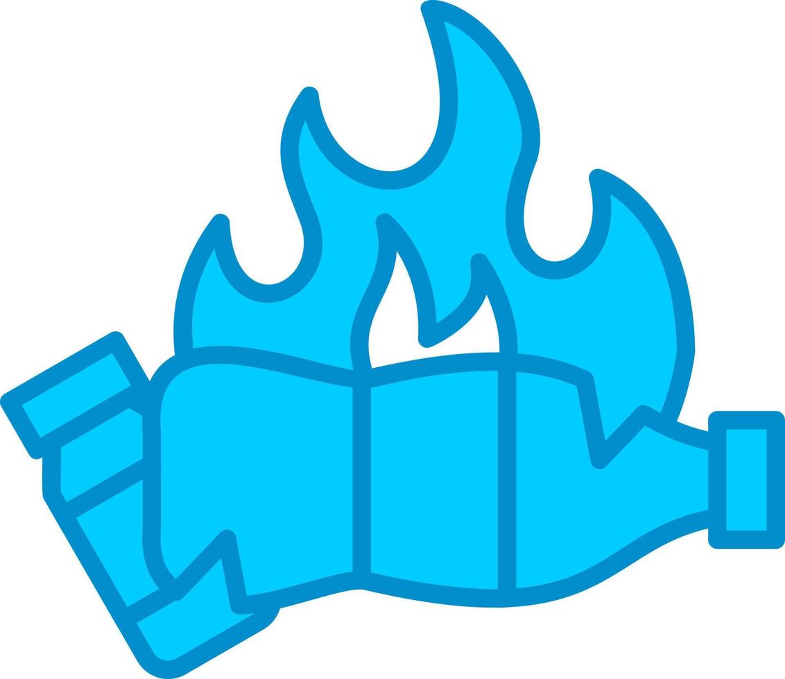 Burn Creative Icon Design vector