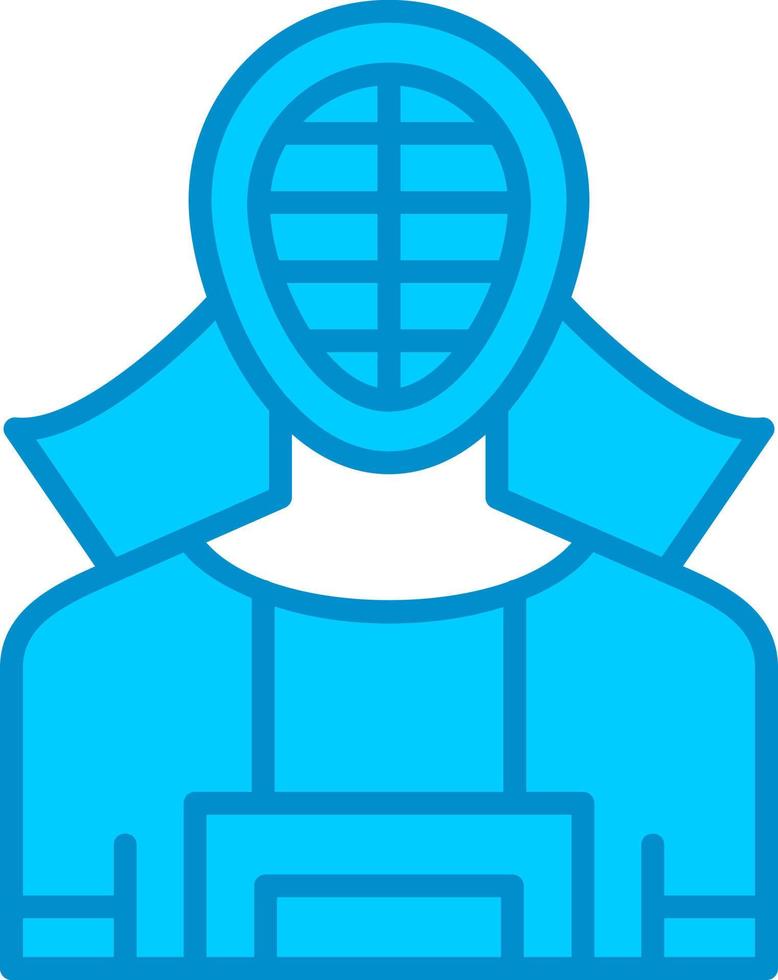 diseño de icono creativo de kendo vector