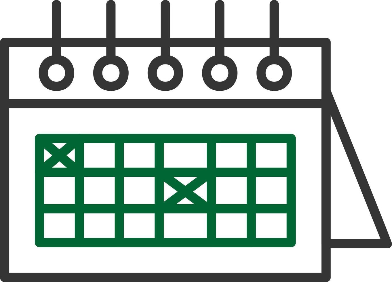 Calendar Creative Icon Design vector