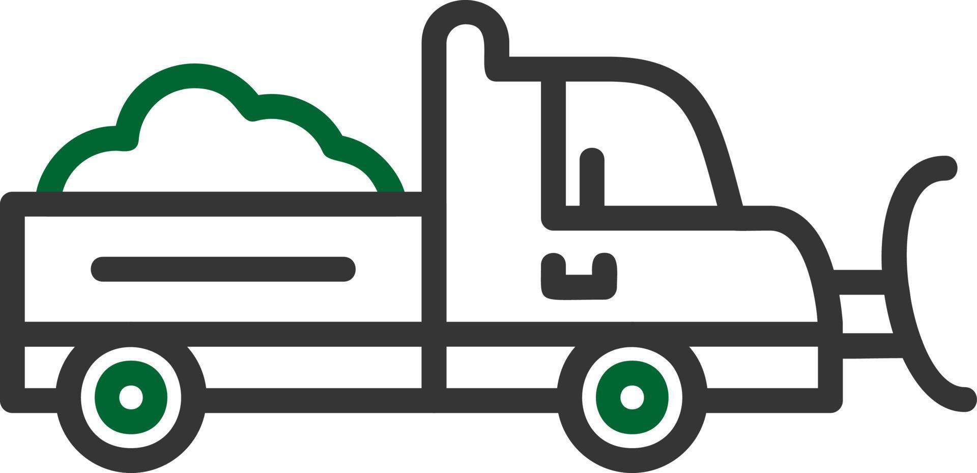 Snowplow Creative Icon Design vector