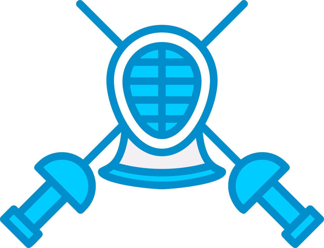 Fencing Creative Icon Design vector