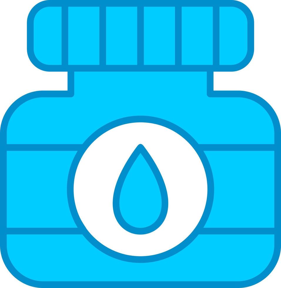 Ink Bottle Creative Icon Design vector