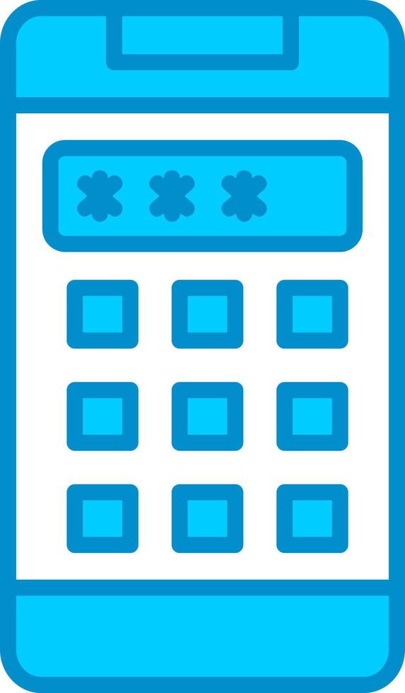 Pin Code Creative Icon Design vector