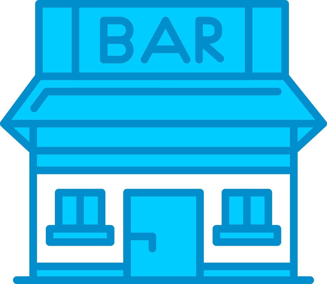 Bar Creative Icon Design vector