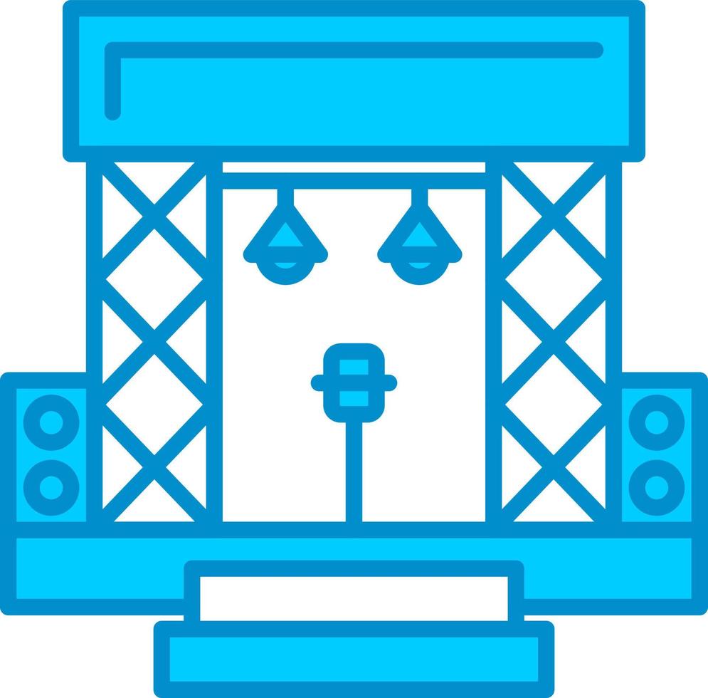 Stage Creative Icon Design vector