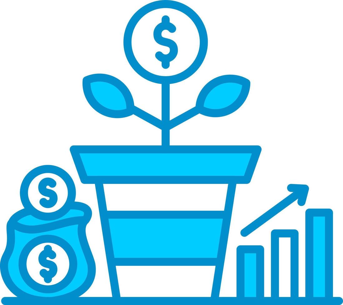 Profit Creative Icon Design vector