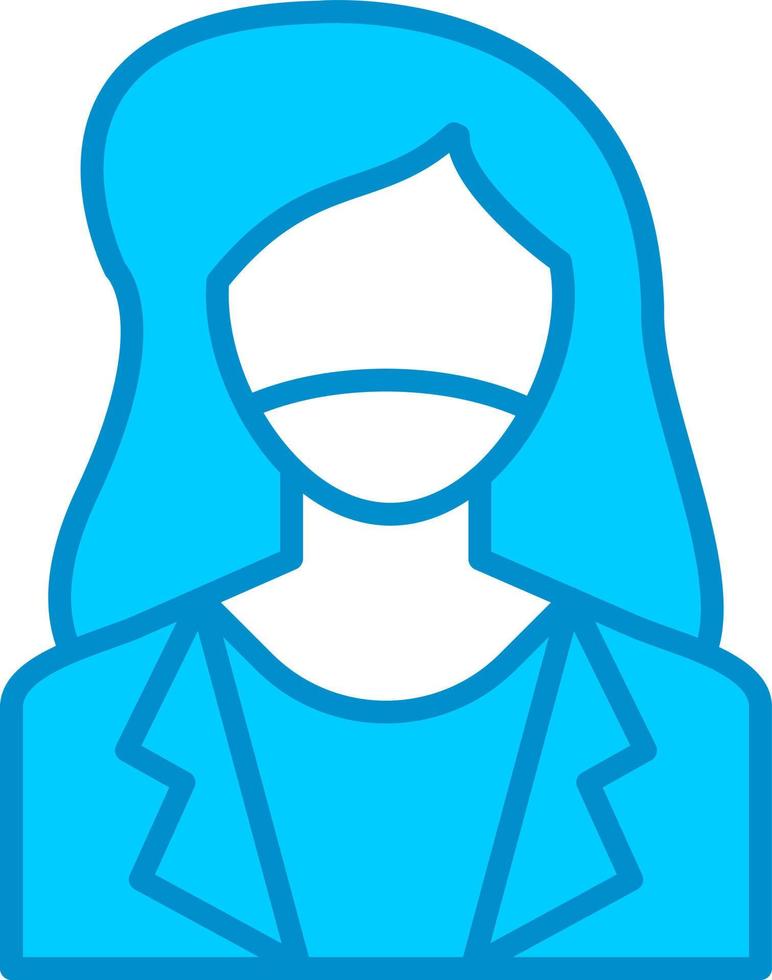 Actress Creative Icon Design vector