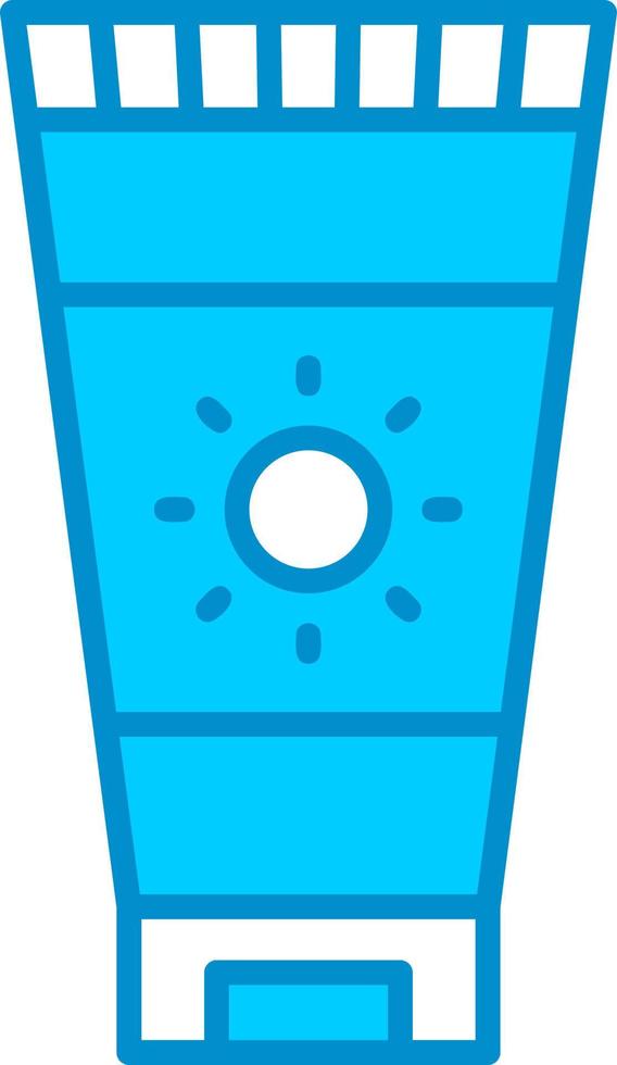Sunscreen Creative Icon Design vector